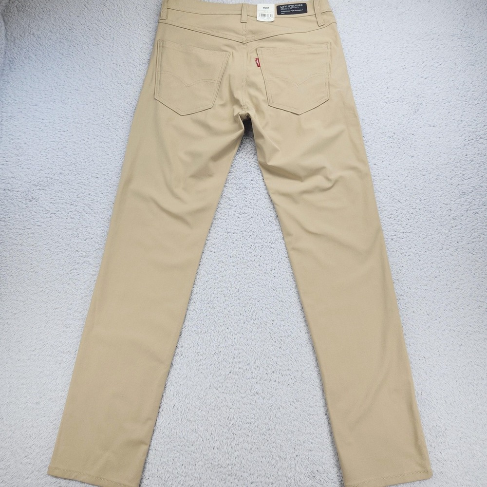 Levi's 511 Slim Tech Pants Mens 30x32 Beige Stretch Quick Dry UPF50 NEW - Picture 16 of 16